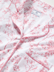 Petite Plume PWSSSPTIMS Pink Timeless Toile Pima Cotton Short Sleeved Shorts Pajamas Set Myselflingerie.com