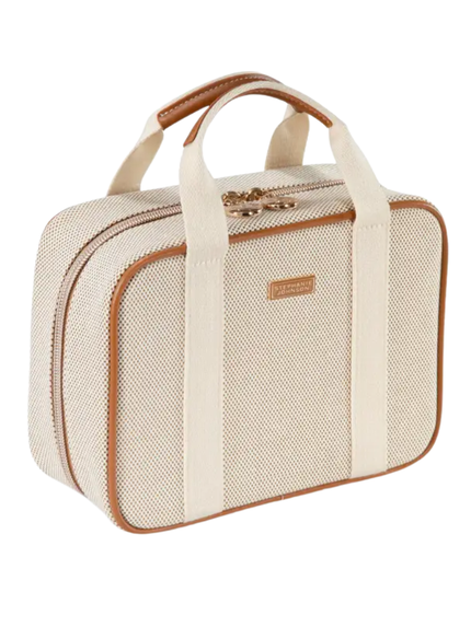 Stephanie Johnson TRO-IVO-MLT Tropea Ivory ML Traveler Cosmetic Case Myselflingerie.com