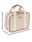 Stephanie Johnson TRO-IVO-MLT Tropea Ivory ML Traveler Cosmetic Case Myselflingerie.com