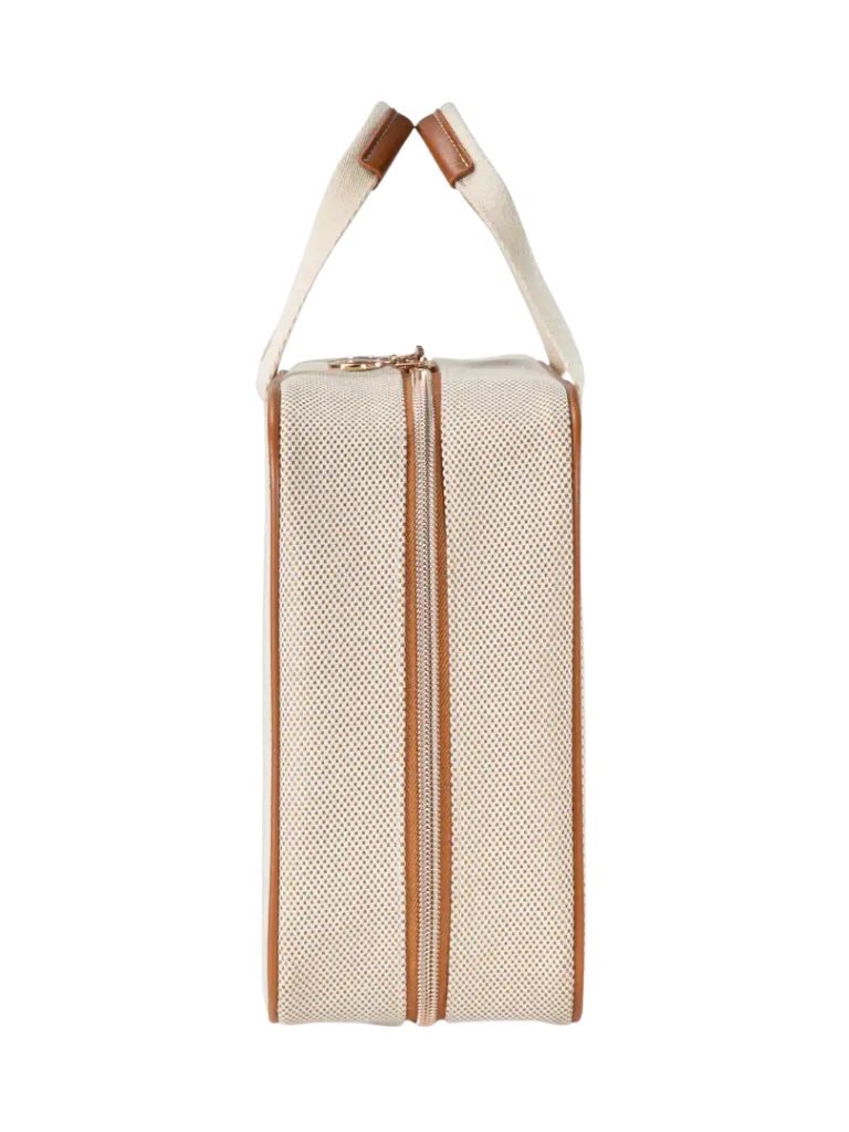 Stephanie Johnson TRO-IVO-MLT Tropea Ivory ML Traveler Cosmetic Case Myselflingerie.com