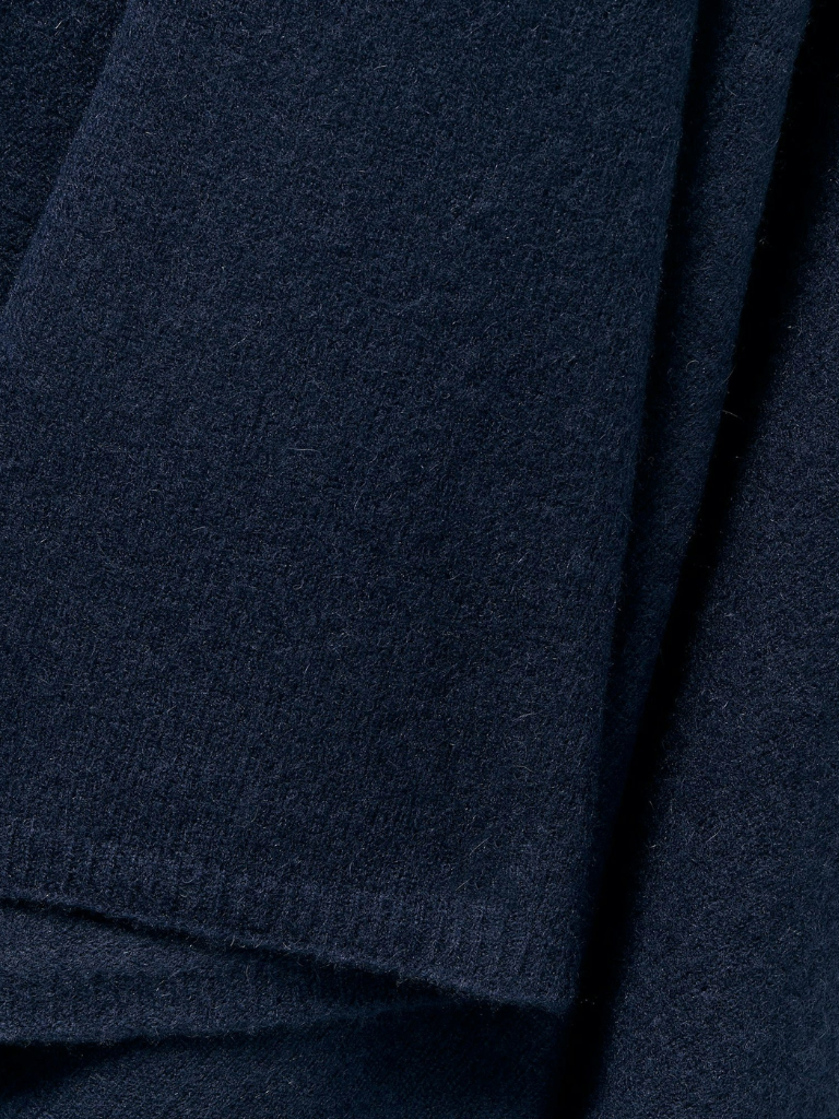Petite Plume CAWN Navy Cashmere Wrap Myselflingerie.com