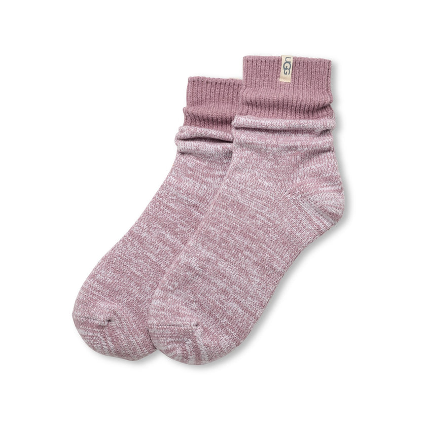 UGG 1153340 Shadow Rib Knit Slouchy Quarter Socks Myselflingerie.com