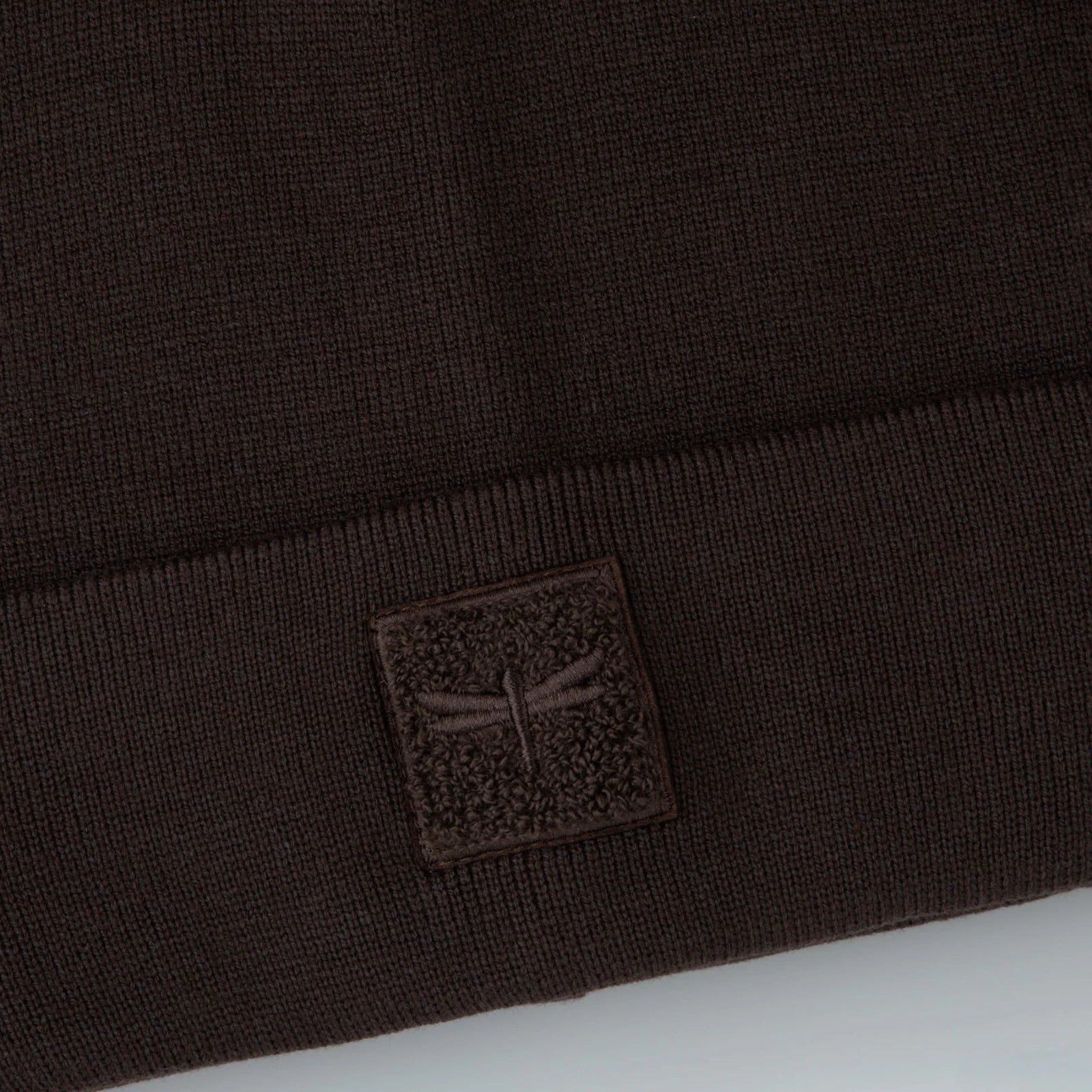 Tal New York TSLDC The Sherpa Logo Dark Chocolate Beanie Myselflingerie.com