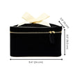Bag All 5858 Black Makeup & Toiletry with Insert Organizer Medium Box Myselflingerie.com