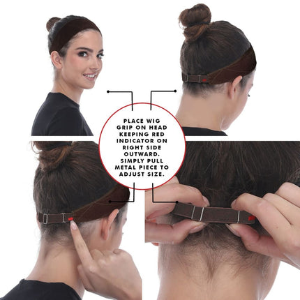 Lizi Headwear WGBK Black Wig Grip Myselflingerie.com