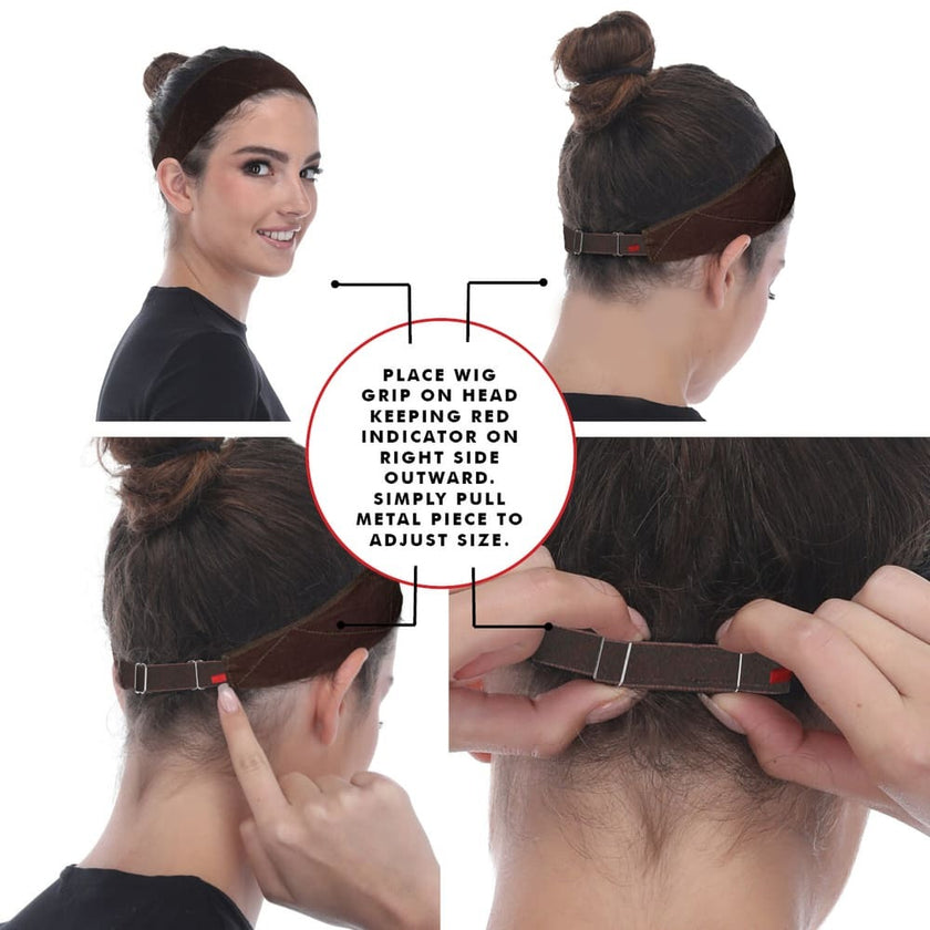 Lizi Headwear WGBK Black Wig Grip Myselflingerie.com