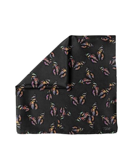 Tie Ur Knot Dark Bloom Square Scarf