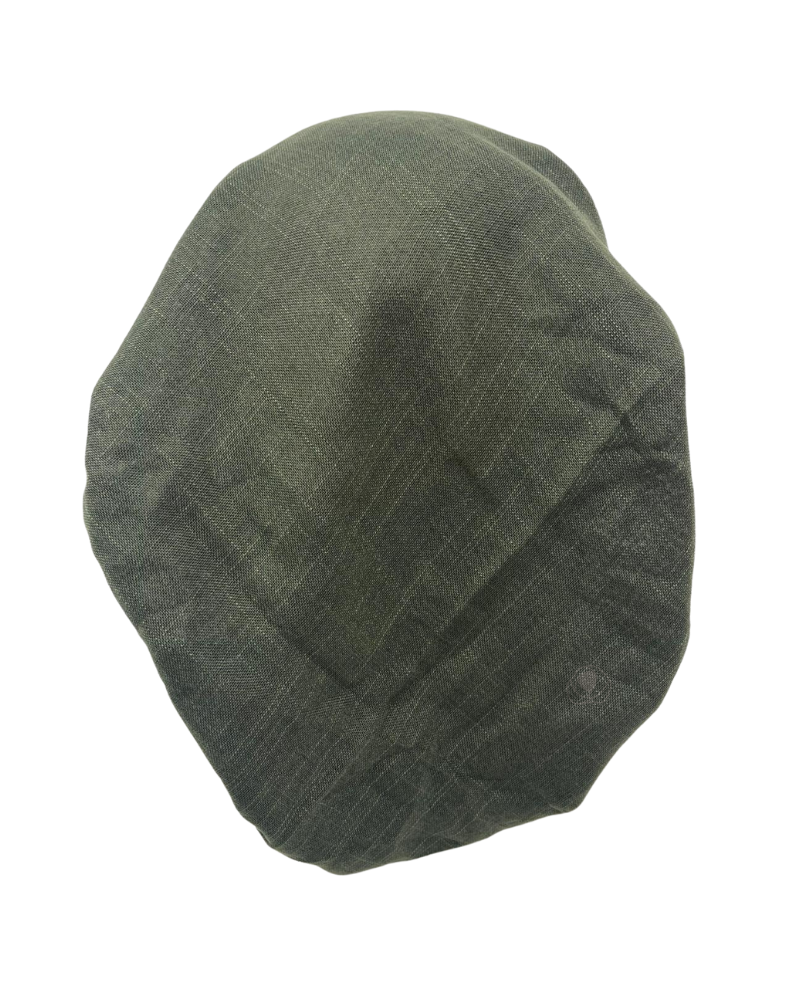 Revaz Olive Solid Adjustable Pre-Tied Bandanna with Velvet Grip