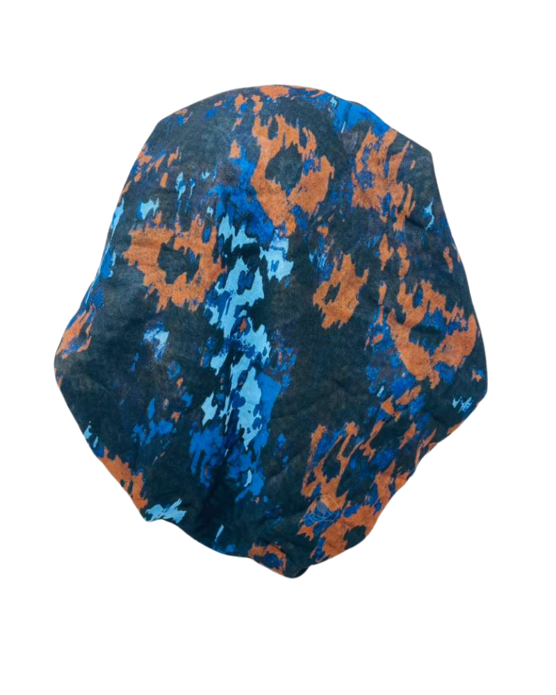 Ahead Blue Painted Strokes Classic Fit Pre-Tied Bandanna