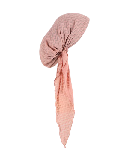 PTLWRO Rose Lattice Whisper Pre-Tied Bandanna with Full Grip