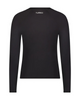 25FL804 Black Mesh Crew Neck Long Sleeve Rash Guard