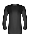 Gemsli Black 3/4 Sleeve Organic Cotton Shell