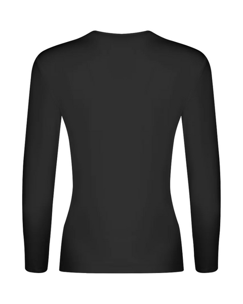 Gemsli Black Long Sleeve Organic Cotton Shell