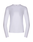 Gemsli White Long Sleeve Organic Cotton Shell