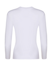 Gemsli White Long Sleeve Organic Cotton Shell