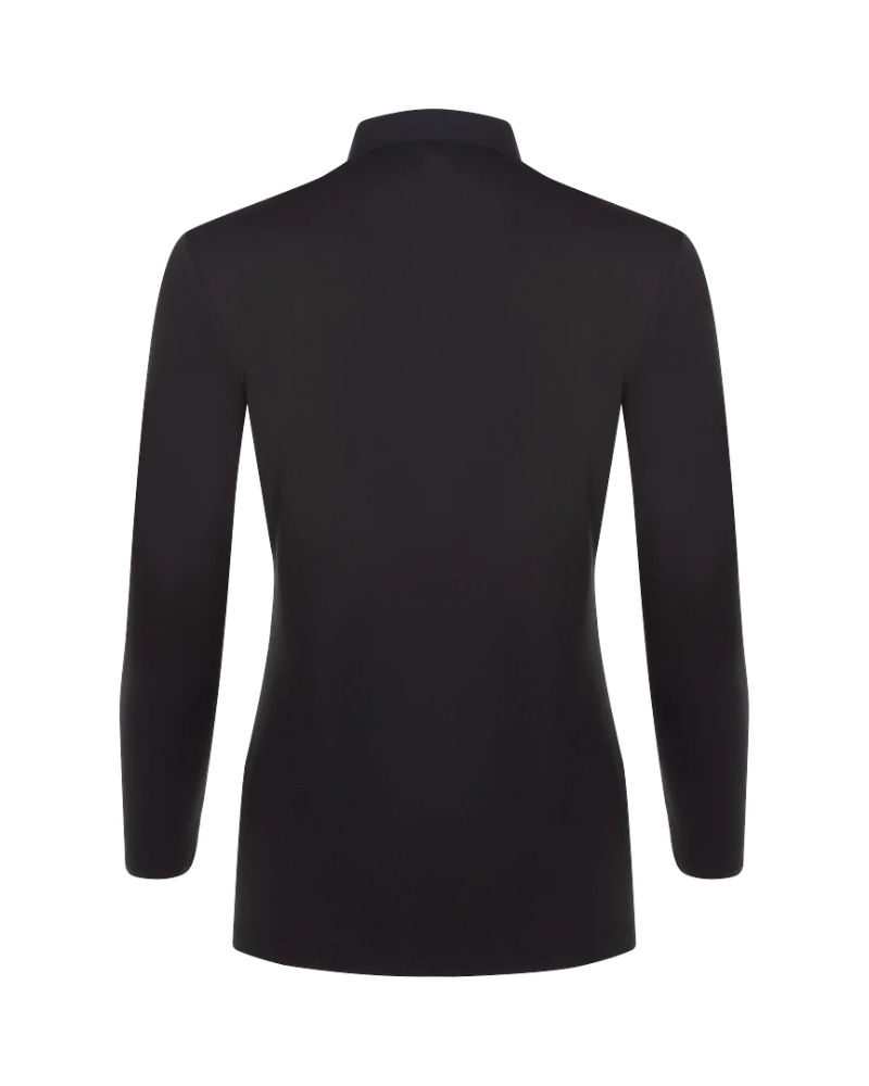 Gemsli Modal Long Sleeve Shell with Rounded Collar