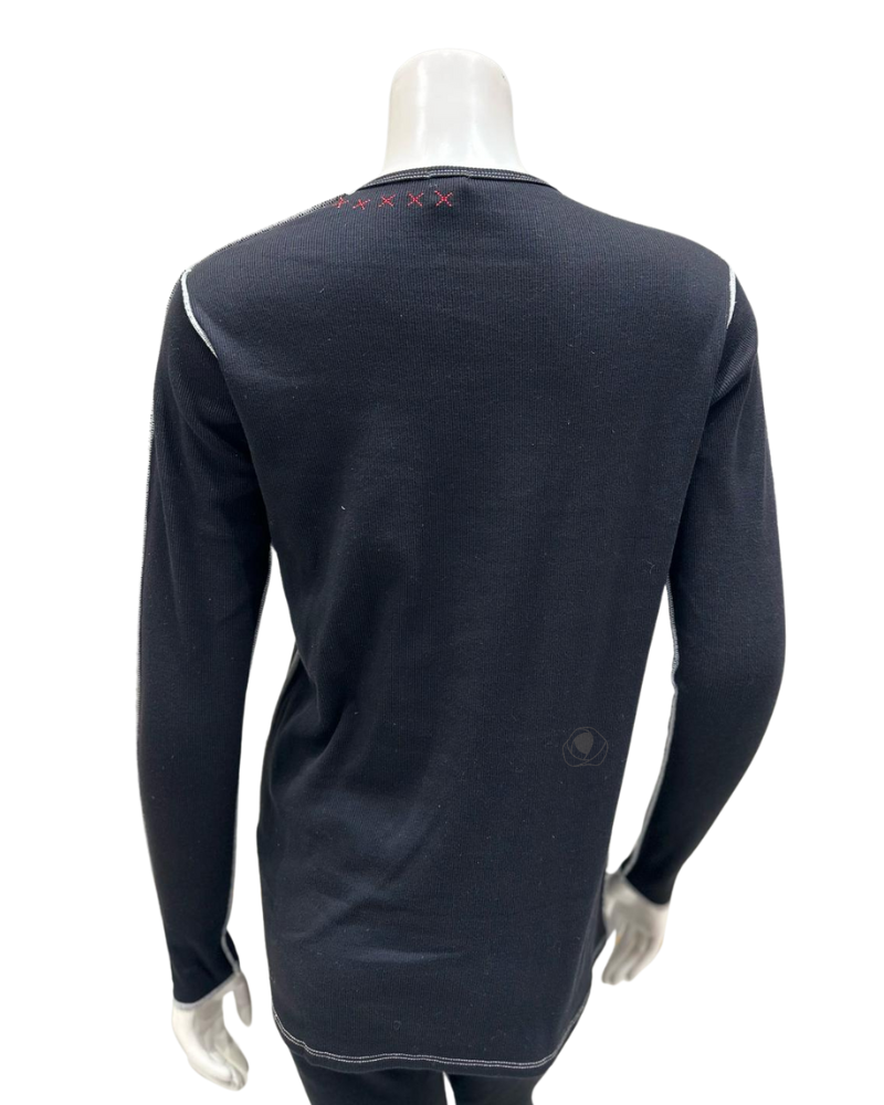 Bee and Dee Ebony Stitched Ribbed Modal Teen's Pajamas Set