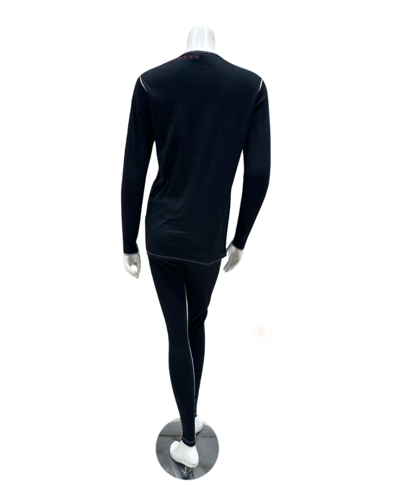 Bee and Dee Ebony Stitched Ribbed Modal Teen's Pajamas Set