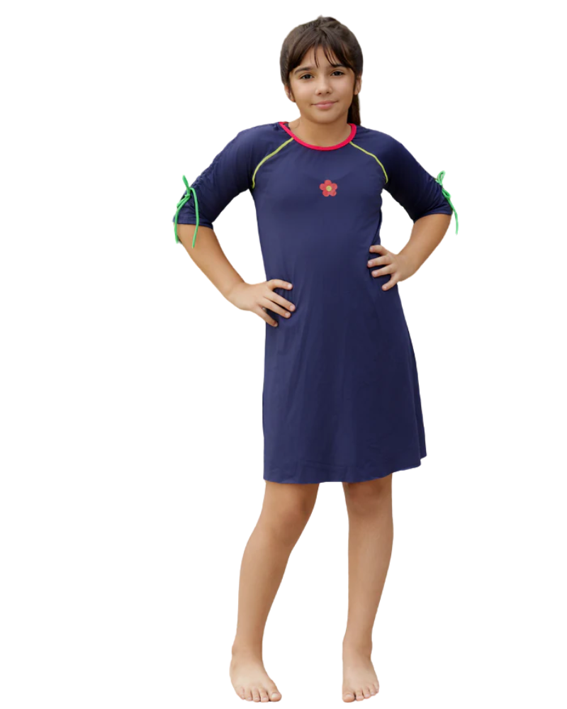 Miss Mini Neon Beach Teen Swim Dress