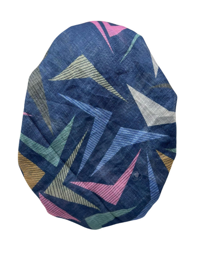 HS586H Navy Arrows Adjustable Pre-Tied Bandanna with Velvet Grip