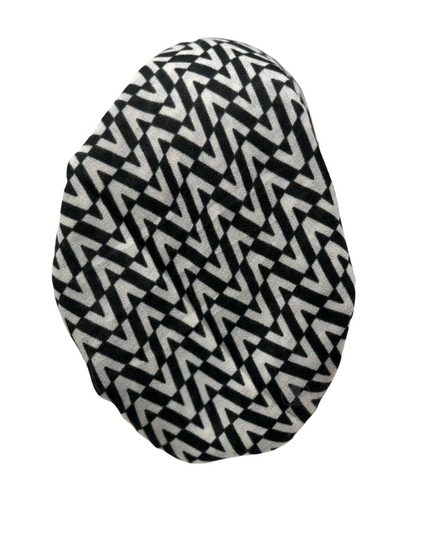 Revaz Black Valentino Adjustable Pre-Tied Bandanna with Velvet Grip