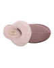 UGG Scuffette II Sugarplum Suede Slipper with Fur Trim