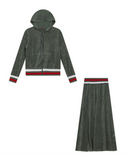 Red Myth Basil Terry 2 Piece Set