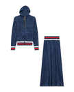 Red Myth Dark Denim Terry 2 Piece Set