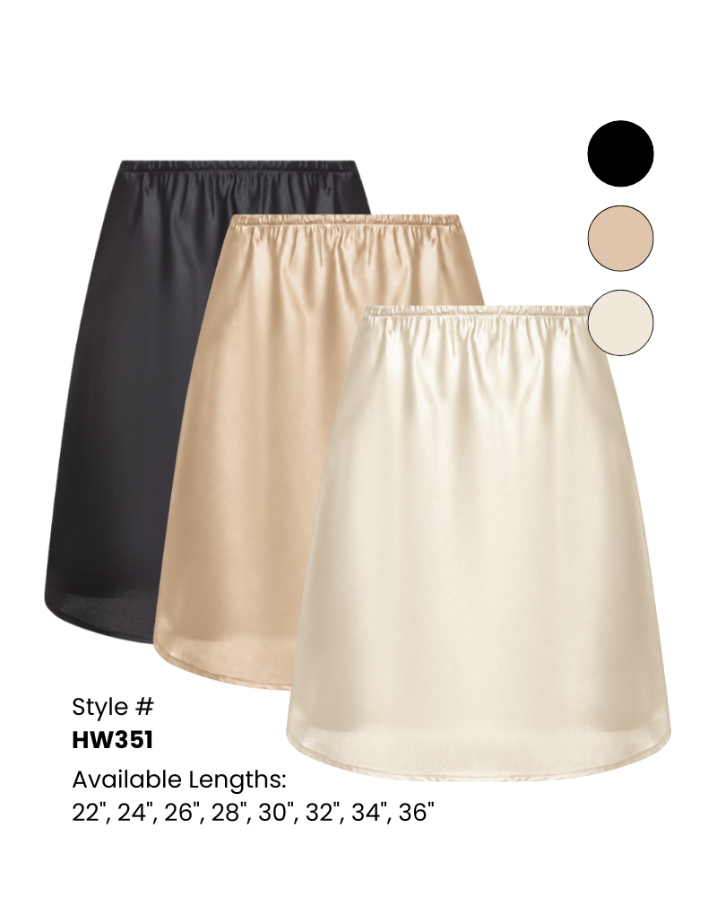 HW351 Silky Taffeta Half Slip
