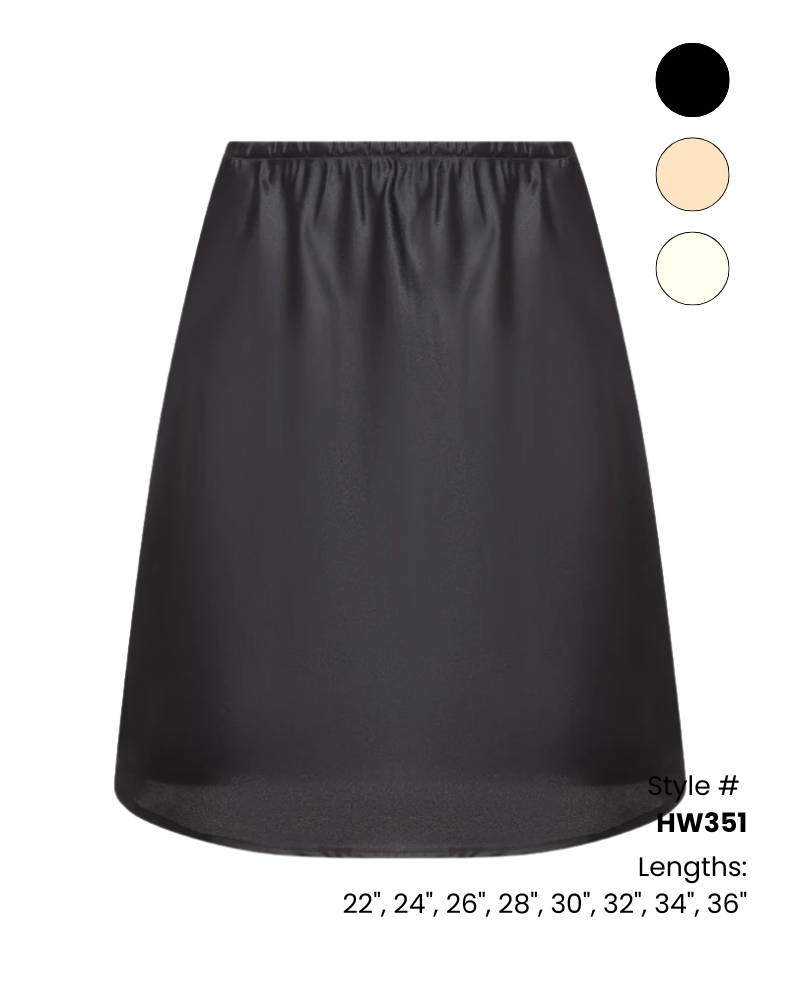 HW351 Silky Taffeta Half Slip