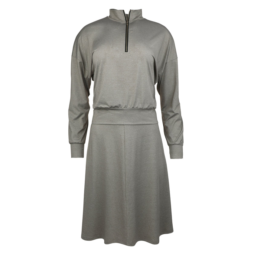 Manteau Aqua Heather Taupe Swim Top & Maxi Skirt Set