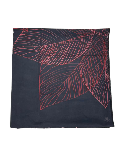 Lizi Headwear Red Autumn Square Scarf