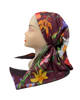 Tal New York Burgundy Gucci Open Back Pre-Tied Bandanna with Velvet Grip