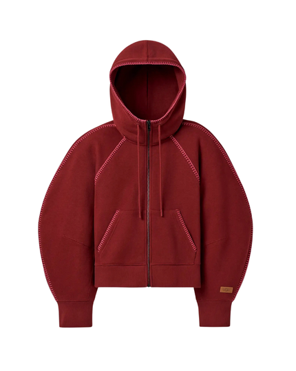UGG Coffee Berry Classic Full-Zip Hoodie