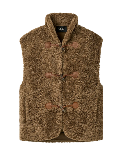 UGG Coffee Grounds Niah Toggle Vest