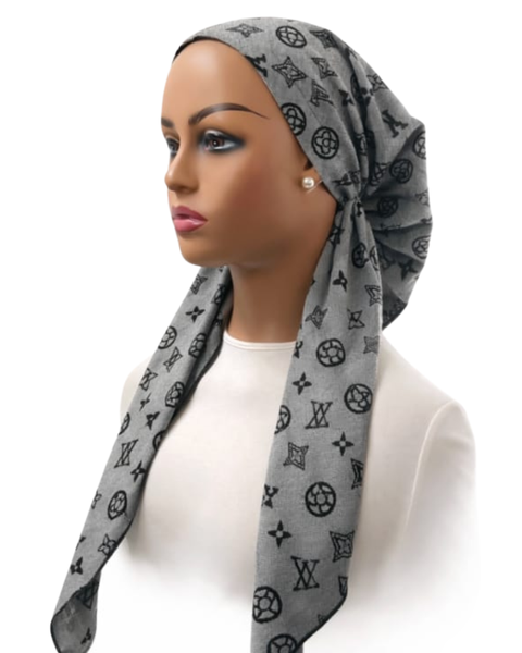 Ahead Black Modern Mark Classic Fit Pre-Tied Bandanna