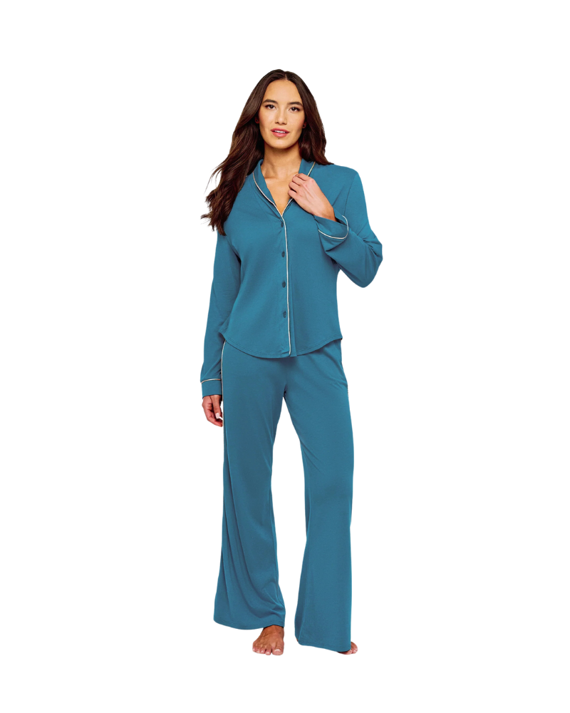 Cosabella Pavona/Pietra Bella Lusso Cotton Blend Pajamas Set