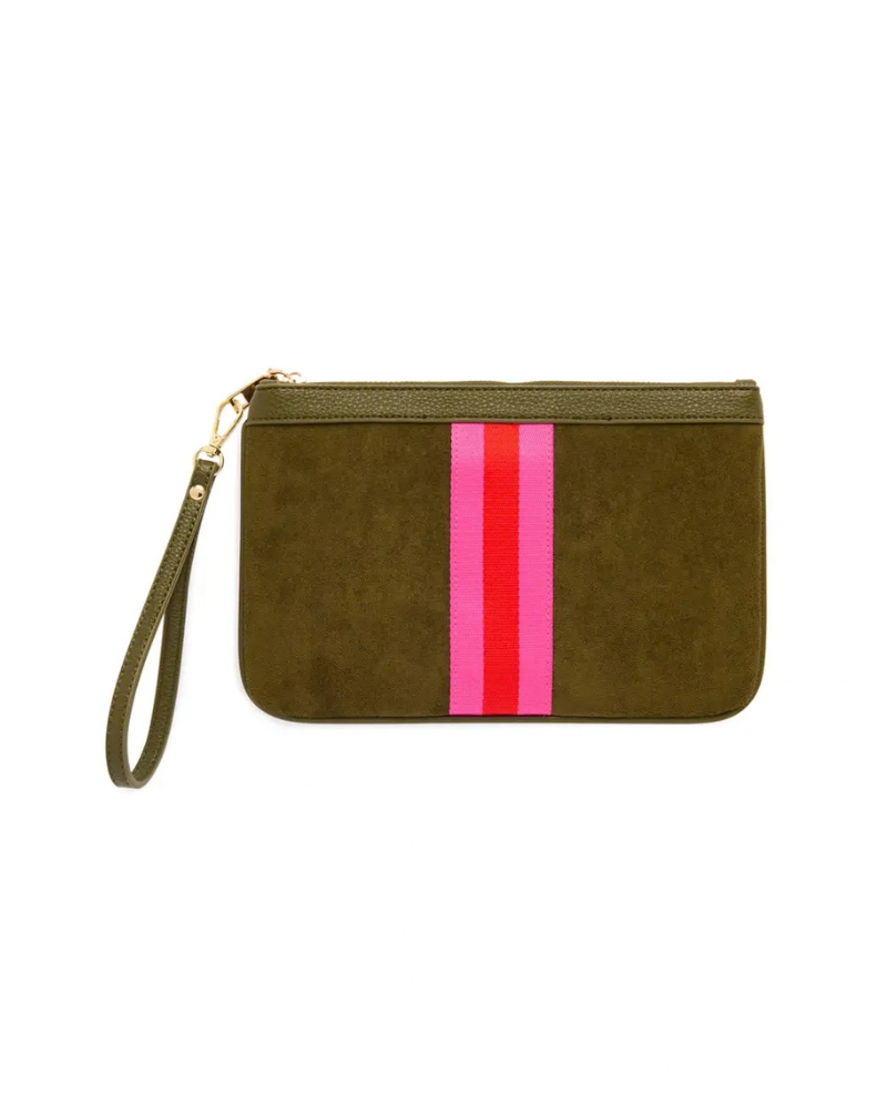ShiraLeah Olive Milano Wristlet