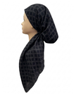 Revaz Black Diamond Adjustable Pre-Tied Bandanna with Velvet Grip
