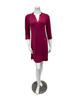 Fleur't Dark Cherry 3/4 Sleeve with Pockets Modal Nightshirt