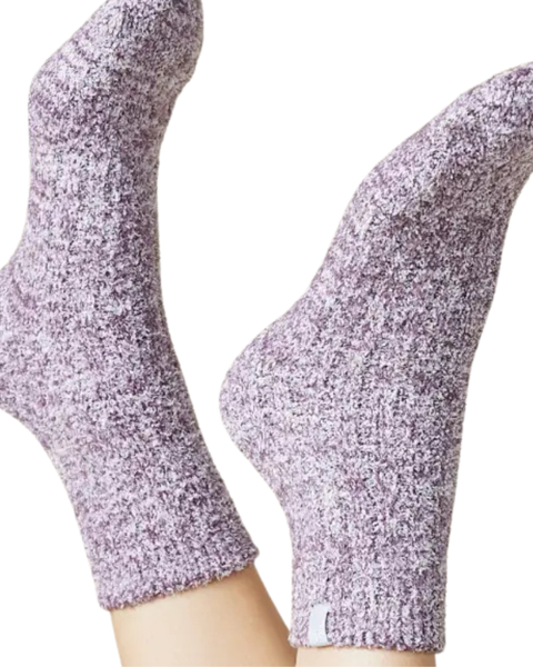 Softies Heather Driftwood Crew Socks