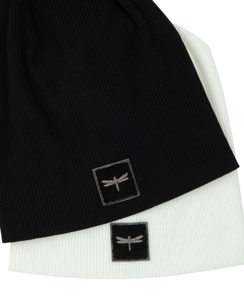 Tal New York The Gunmetal Sherpa Black Ribbed Beanie