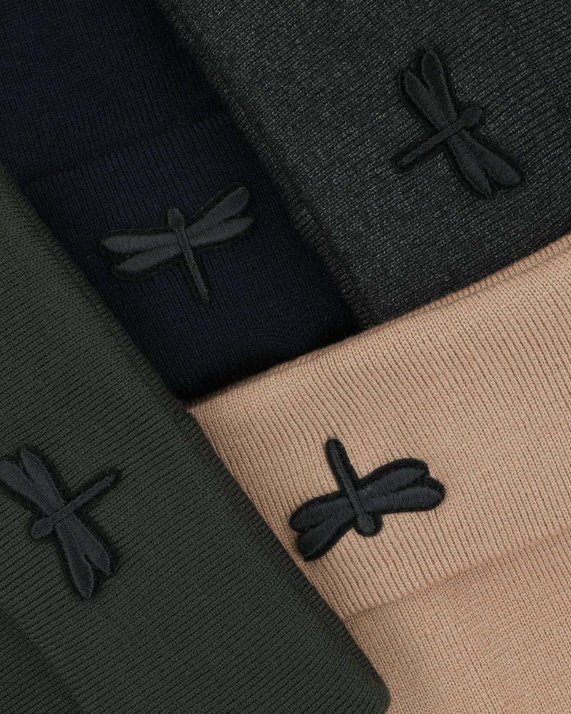 Tal New York Charcoal The Embossed Logo Beanie