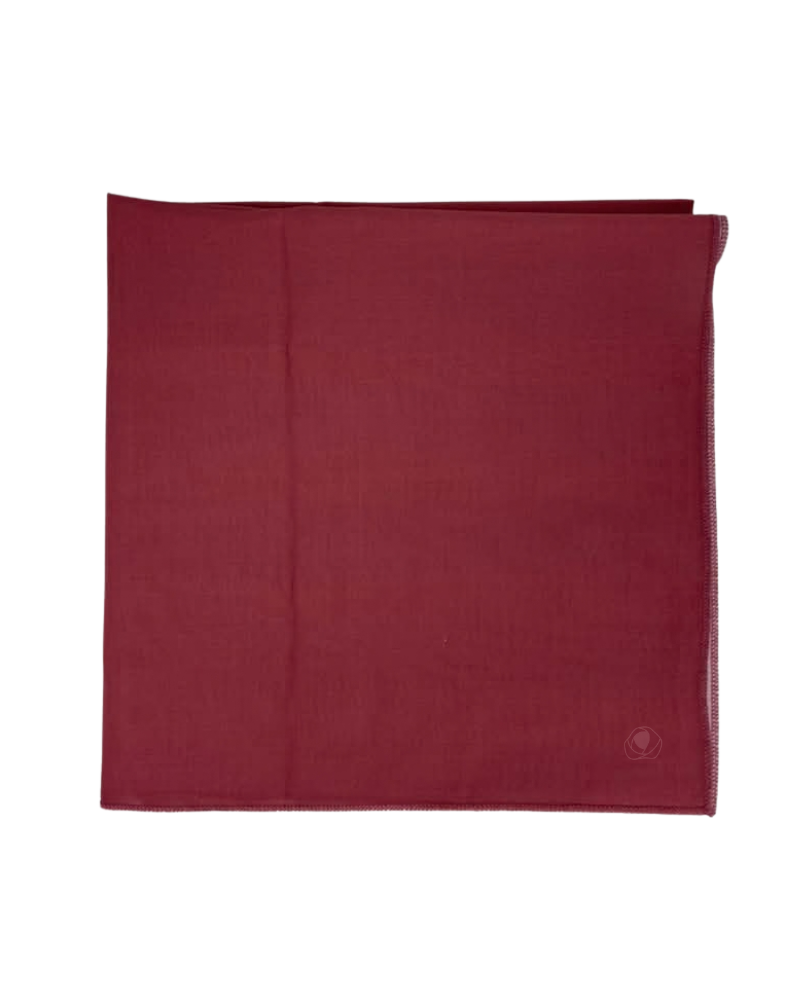 Lizi Headwear Solid Mauve Square Scarf
