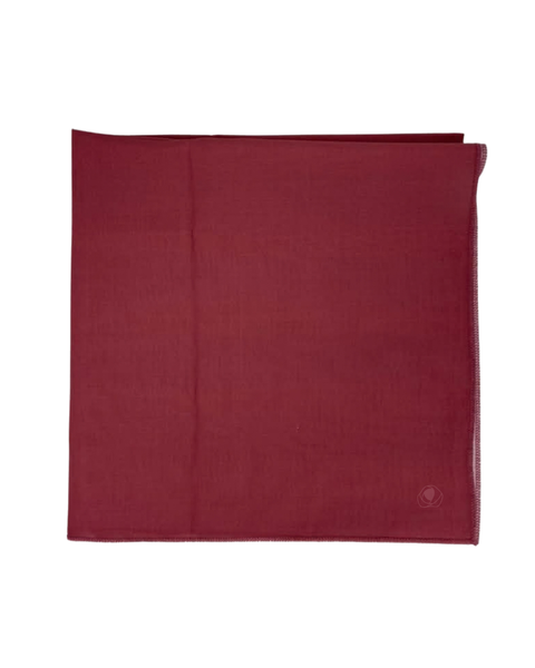 Lizi Headwear Solid Mauve Square Scarf