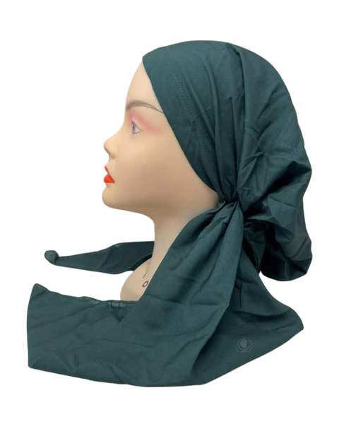 Lizi Headwear IB-C-BX-26650 Solid Pine Adjustable Pre-Tied Bandanna with Velvet Grip