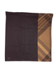 Lizi Headwear Cocoa Plaid Broder Square Scarf