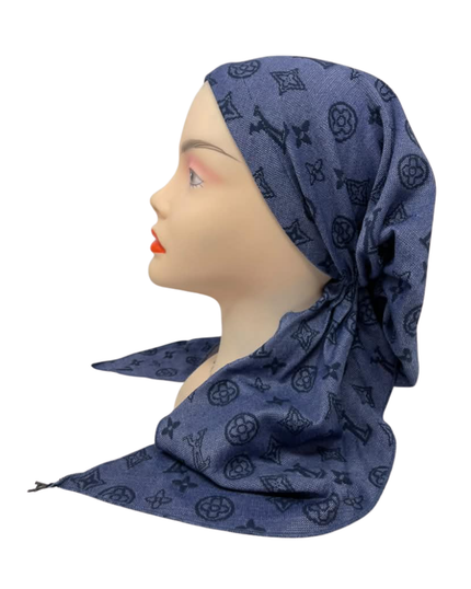 Ahead Navy Modern Mark Classic Fit Pre-Tied Bandanna