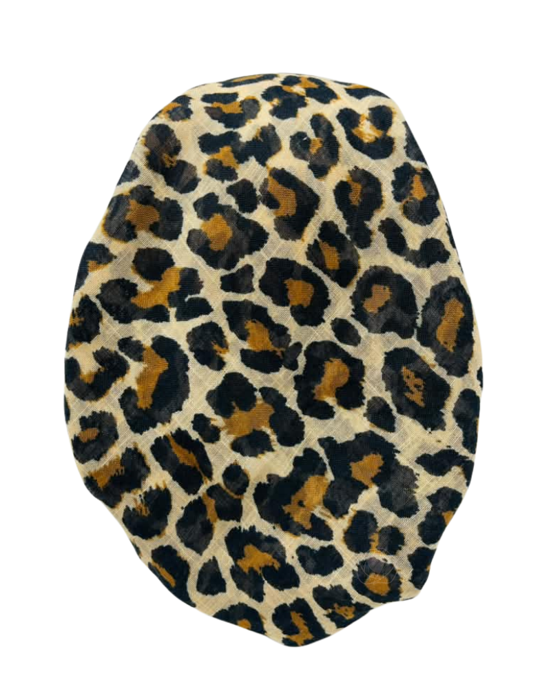 Revaz Tan Leopard Adjustable Pre-Tied Bandanna with Velvet Grip