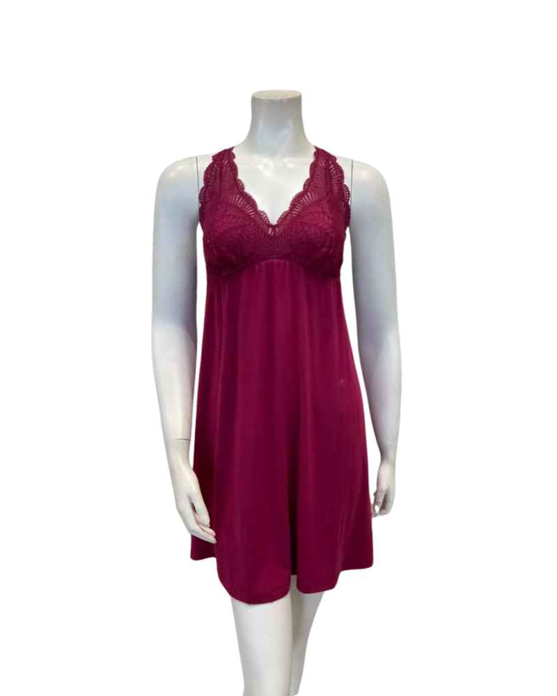 Fleur't Dark Cherry Belle Epoque Modal Full Bust Chemise